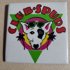 Vintage Bud Light Spuds MacKenzie Button Pin